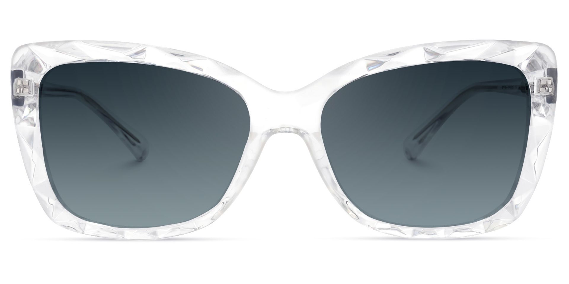 Edna Cateye Clear Sunglasses | ZEELOOL UK0