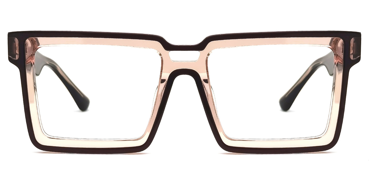 Milian Square Brown Glasses