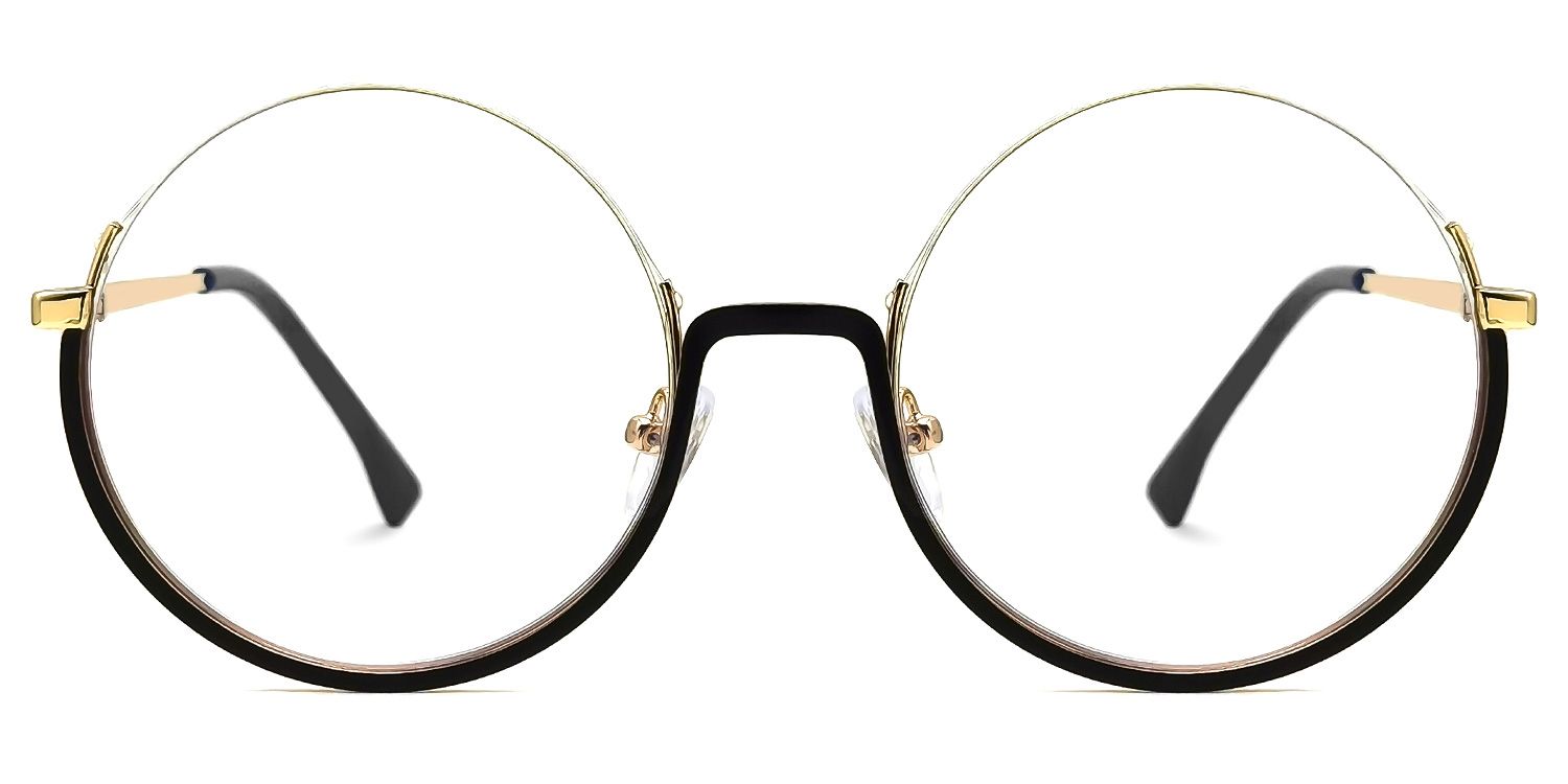 Loaded Round Black Glasses | ZEELOOL UK0