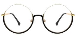 Loaded Round Black Glasses0