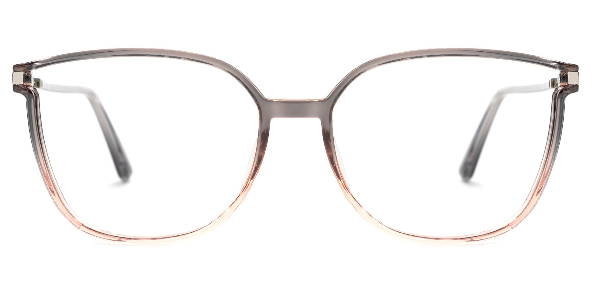 Rodz Square Gray-Pink Eyeglasses and Glasses Frames0