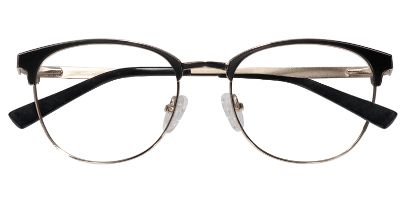 Browline Black Glasses | ZEELOOL UK1