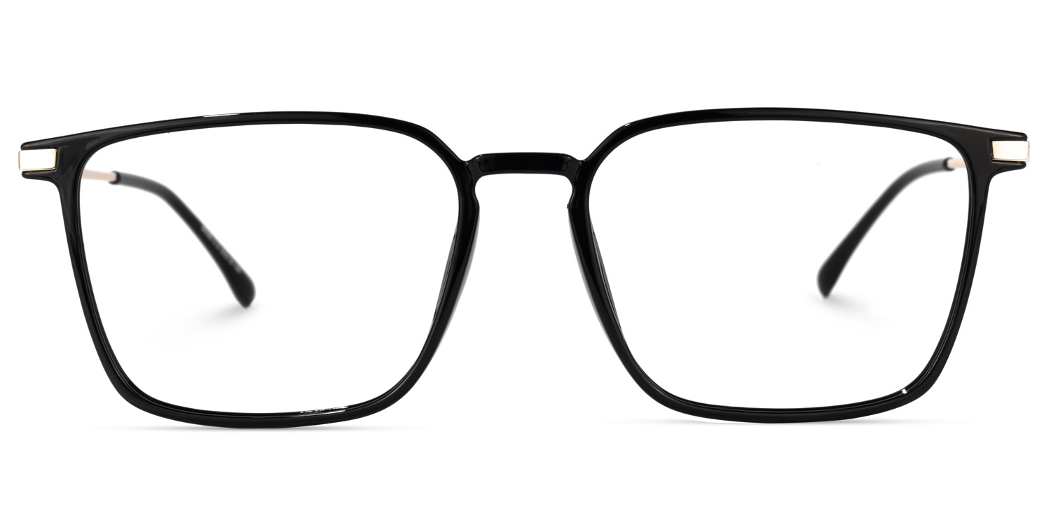 Litisha Square Black Glasses | ZEELOOL UK0