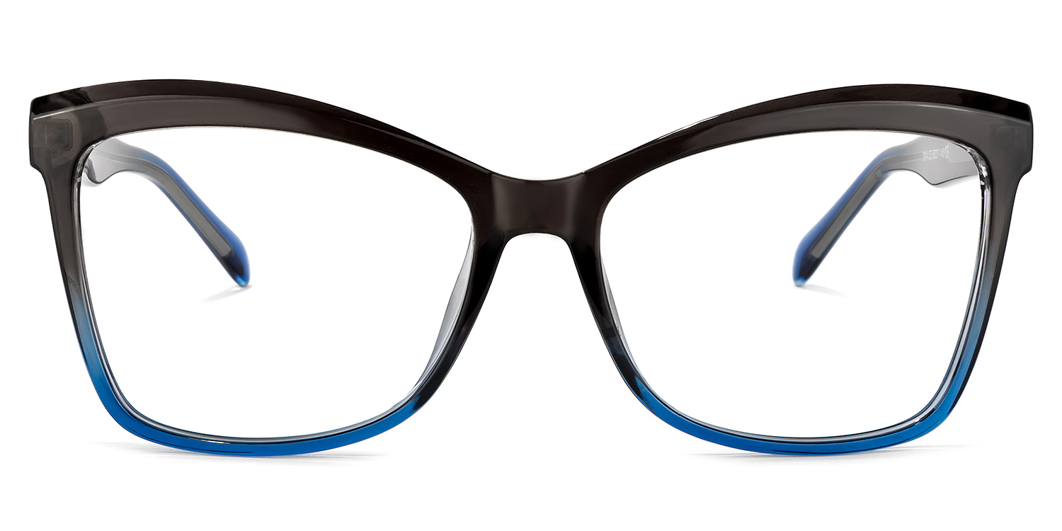 Peter Cateye Dark-Gray Glasses | ZEELOOL UK0