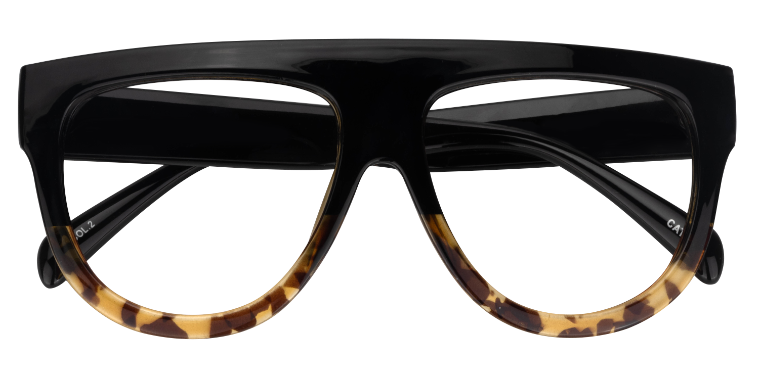 Jay Black Dark Tortoise Eyeglasses | ZEELOOL UK1