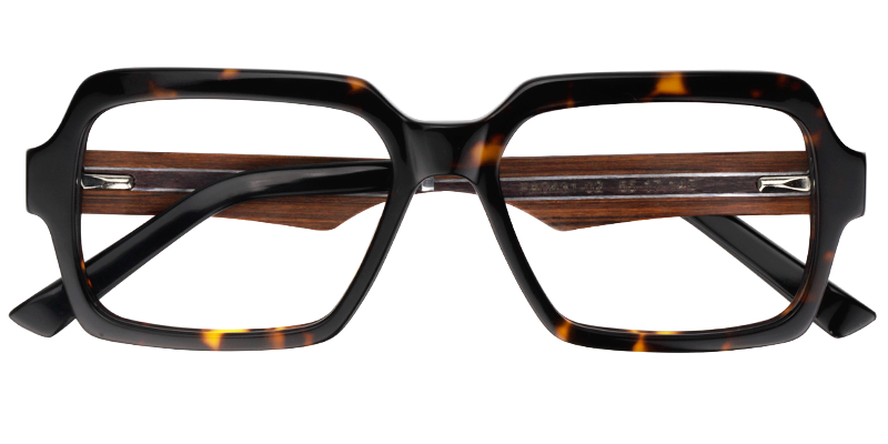 Jack Rectangle Tortoise Glasses | ZEELOOL UK1