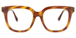 Quiana Square Yellow-Tortoise Glasses0