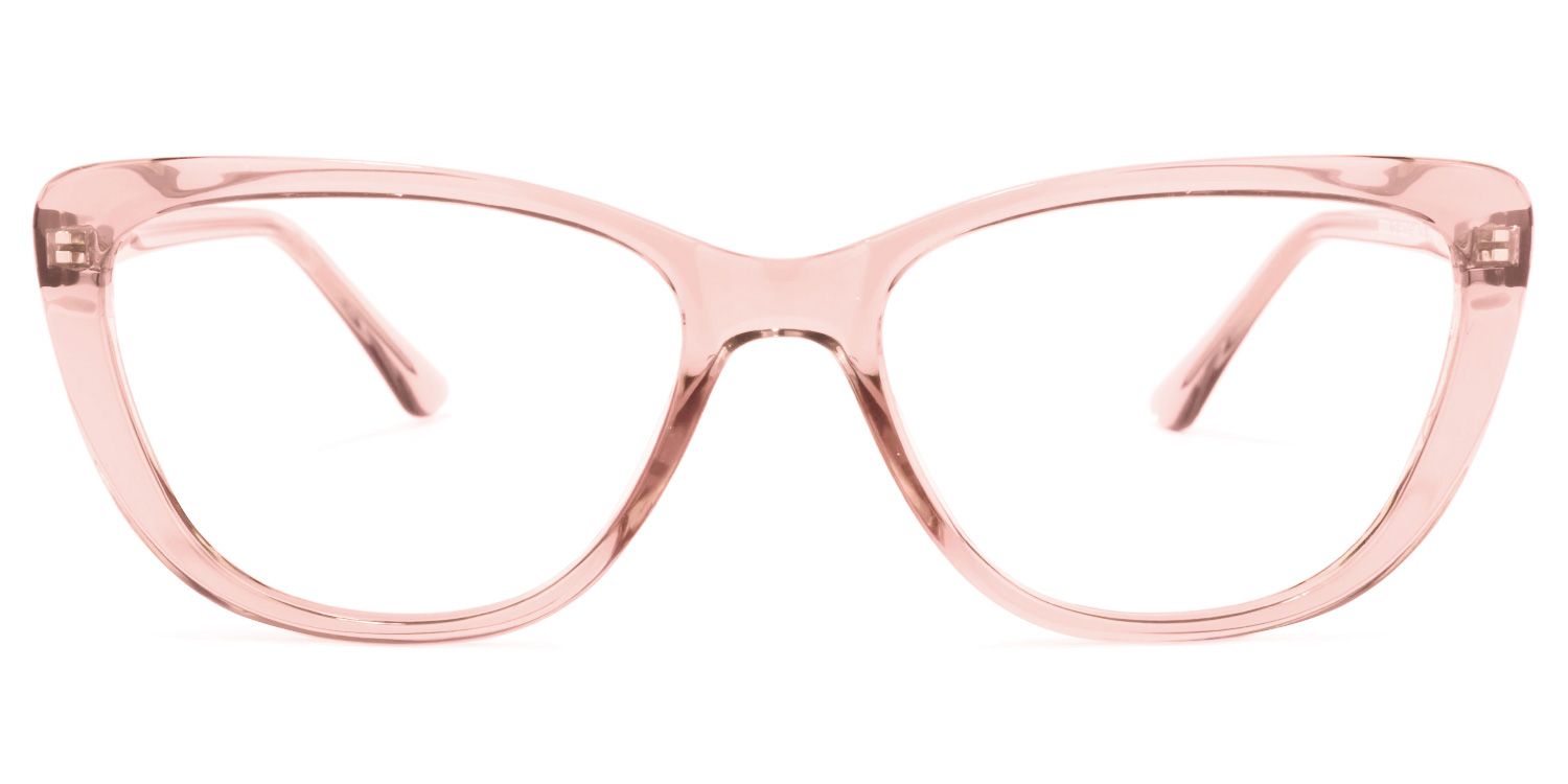 Qamar Cateye Pink Glasses | ZEELOOL UK0