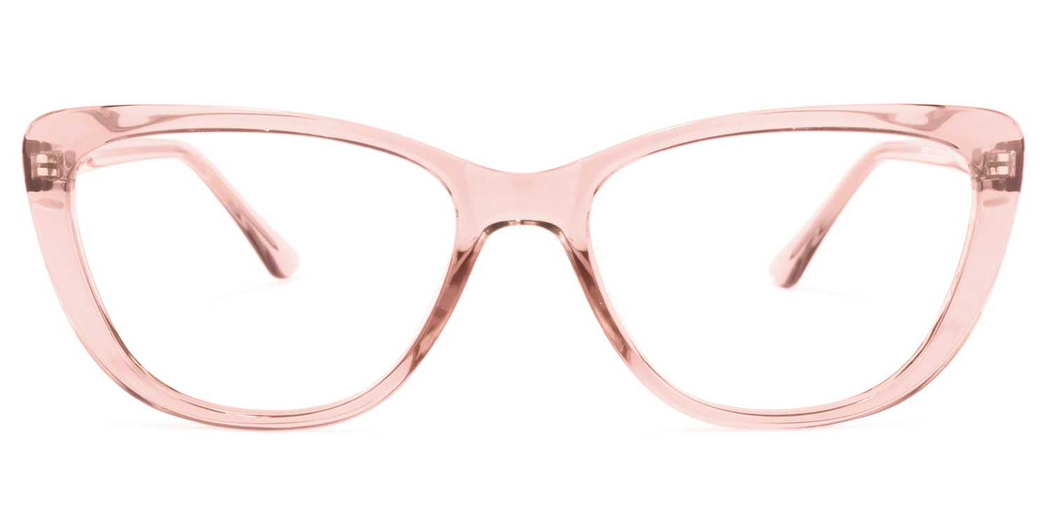 Qamar Cateye Pink Glasses | ZEELOOL UK0