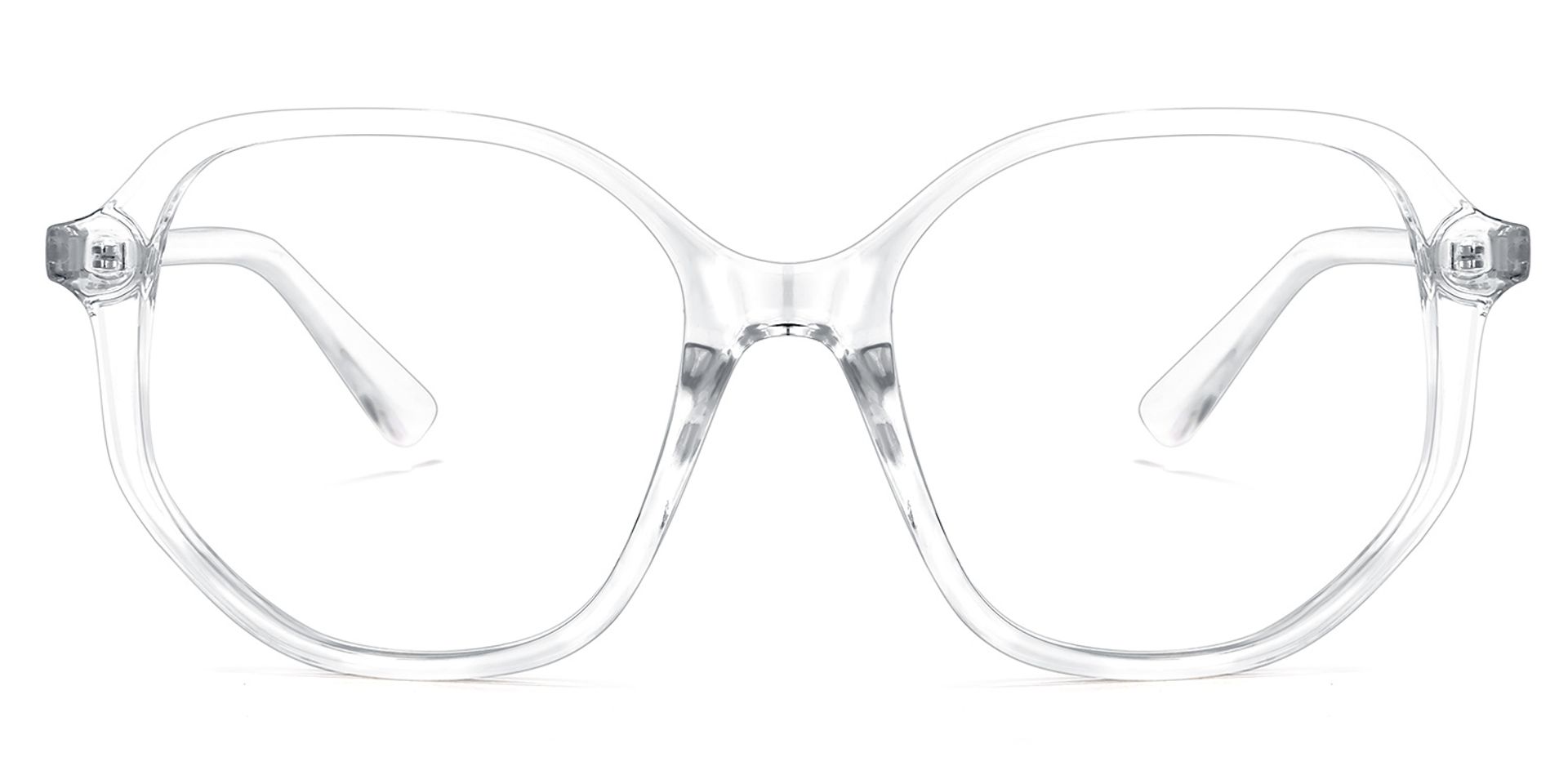 Rylee Geometric Clear Glasses | ZEELOOL UK0