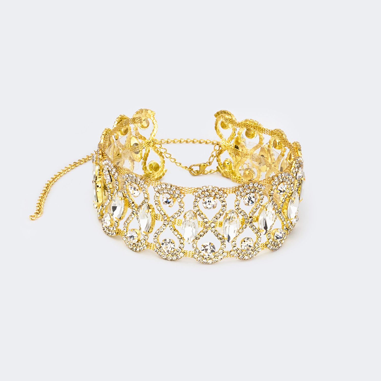 Glaring Occidental Style Gold Bracelet | ZEELOOL UK0