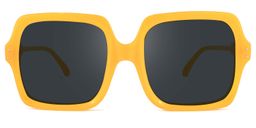 Ronnie Square Yellow Sunglasses0