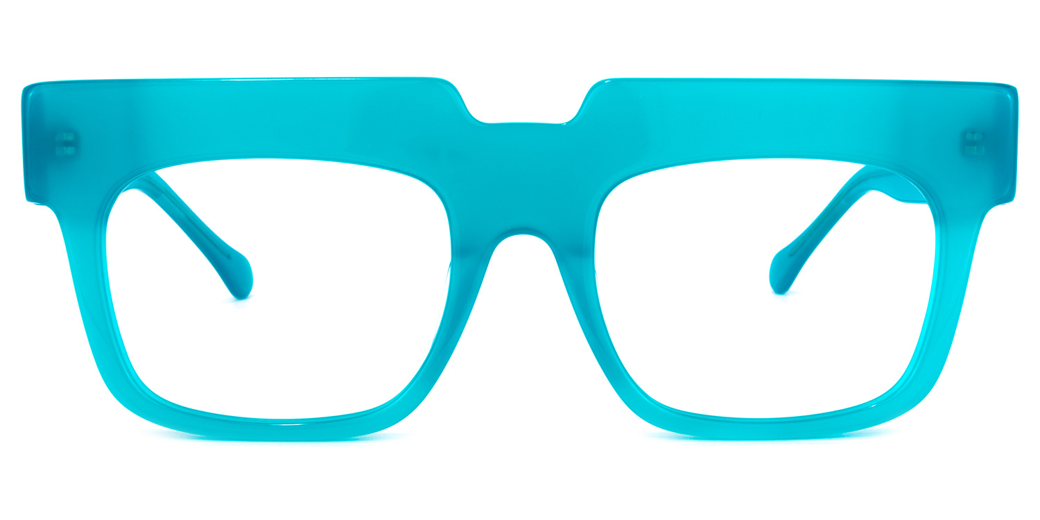 Travis Square Blue Glasses | ZEELOOL UK0