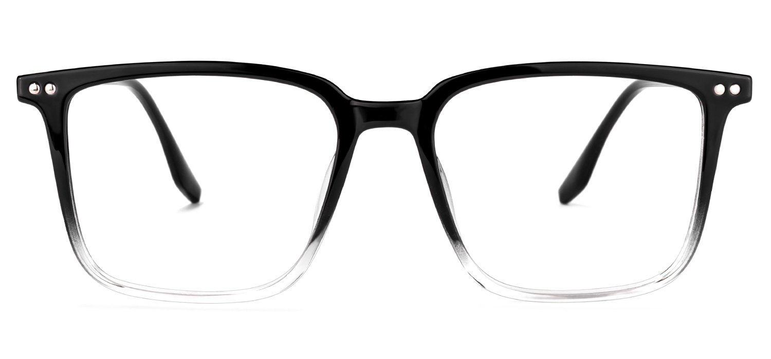 Tobias Square Black Glasses | ZEELOOL UK0