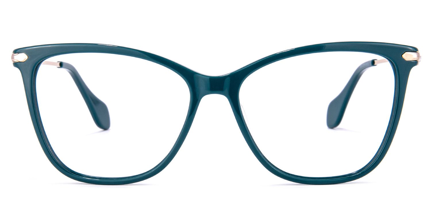 Westley Butterfly Peacock-Green Glasses | ZEELOOL UK0