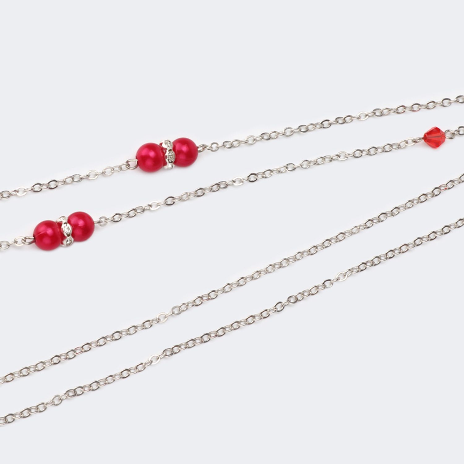 Red Beads Eyeglasses Chain-02 | ZEELOOL UK2