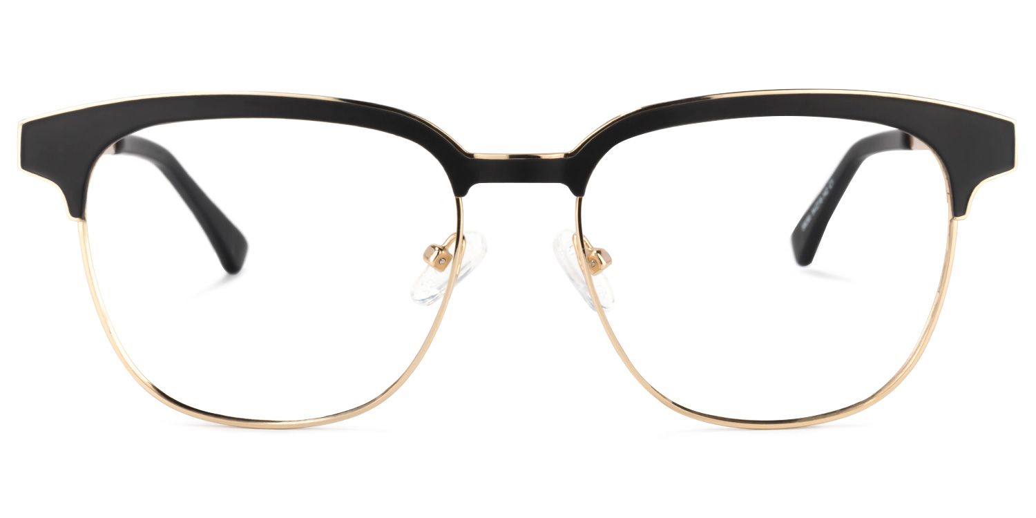 Wren Browline Black-Gold Eyeglasses & Glasses Frames2