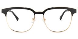 Wren Browline Black-Gold Glasses2