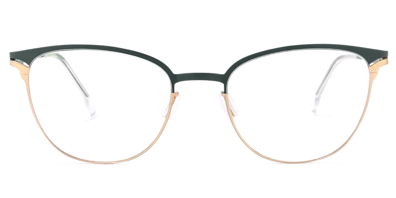 Yelena Sqaure Green Glasses | ZEELOOL UK0