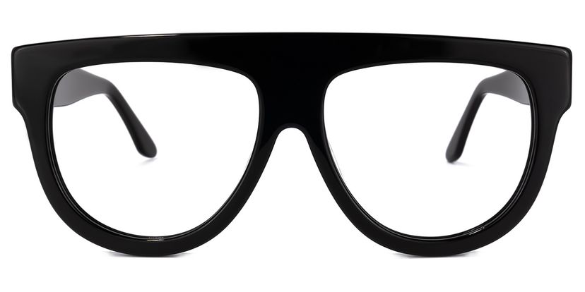 Jules Black Round Glasses