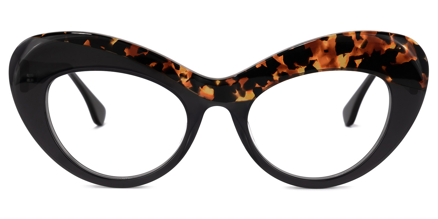 Bellamy Cateye Black-Tortoise Glasses | ZEELOOL UK0