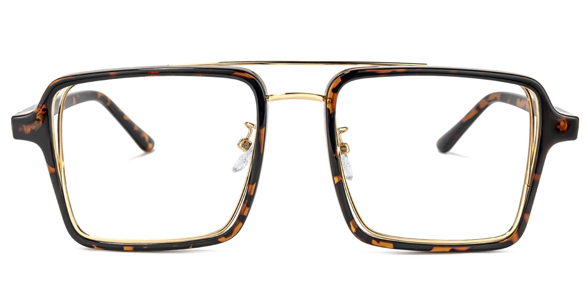 Aviator Tortoise-Gold Glasses | ZEELOOL UK0
