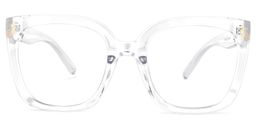 Ebony Square Clear Glasses2
