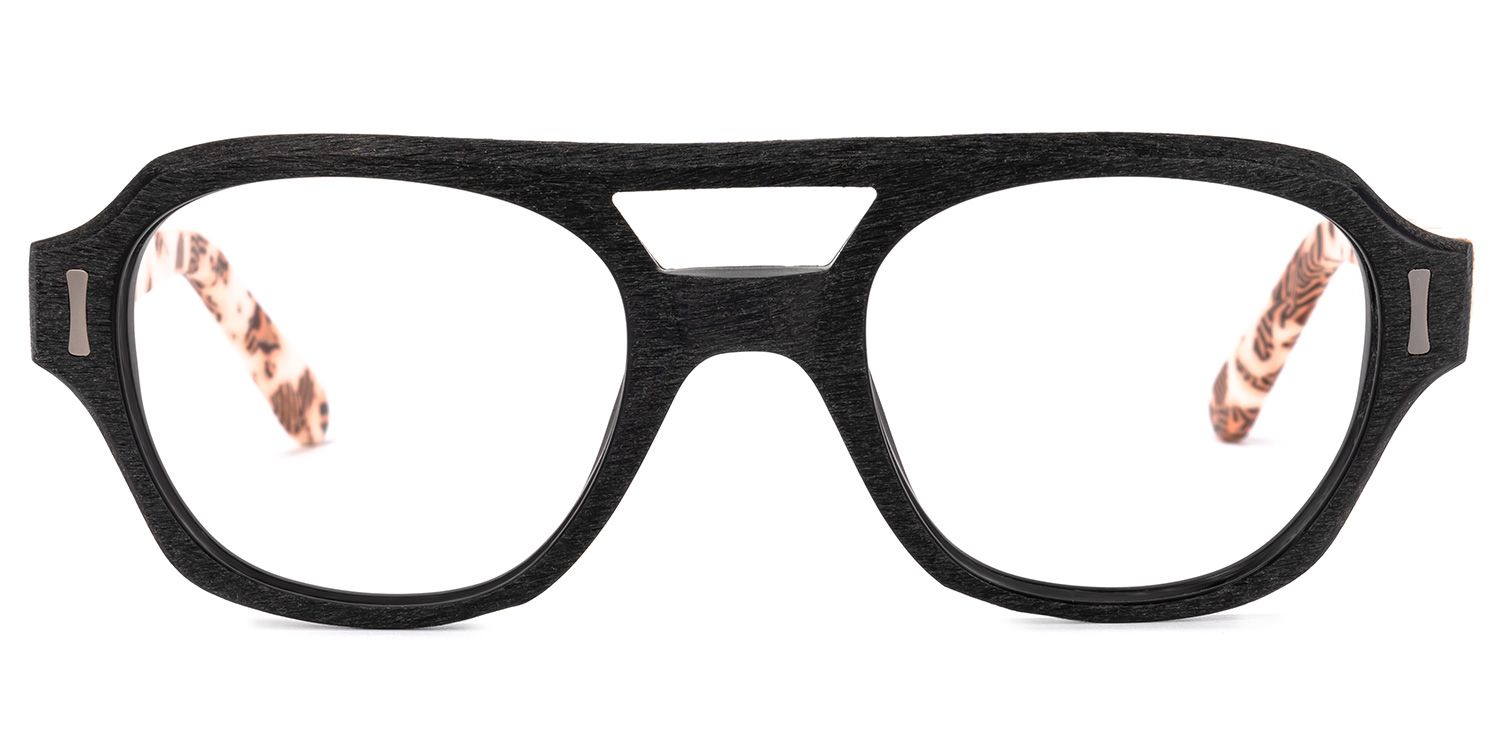 Cordero Round Black Glasses | ZEELOOL UK0