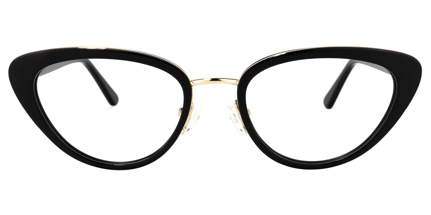 Cosme Cateye Black Glasses | ZEELOOL UK0