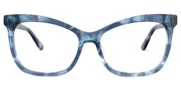 Richardson Cateye Blue Glasses0