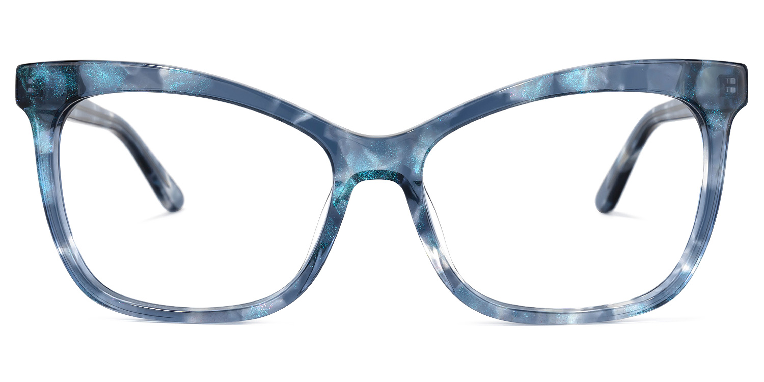Richardson Cateye Blue Glasses0