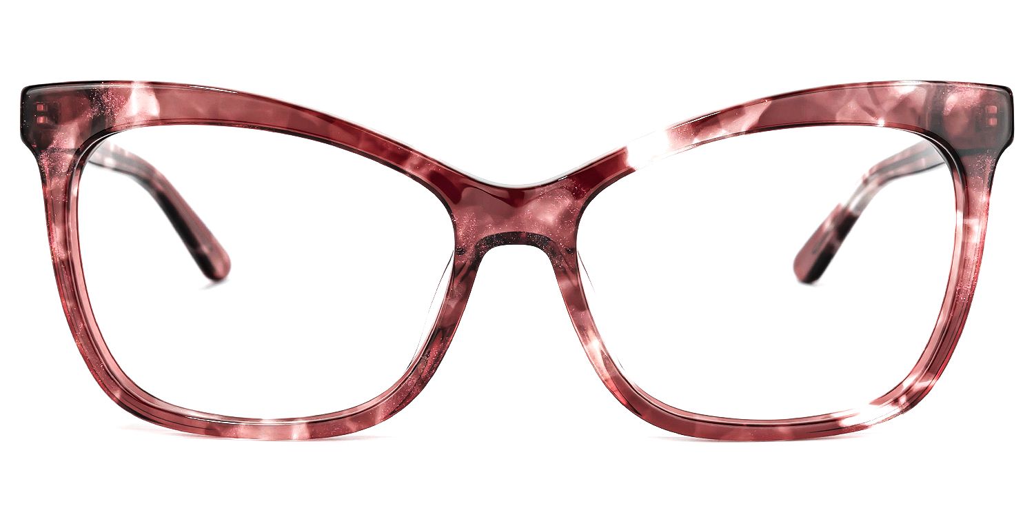 Richardson Cateye Light-Maroon Glasses | ZEELOOL UK0