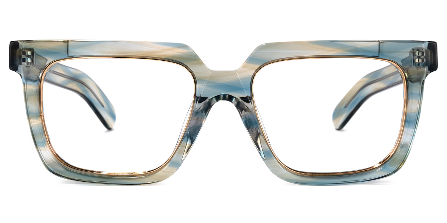 Pitts Square Light-Blue Glasses | ZEELOOL UK0