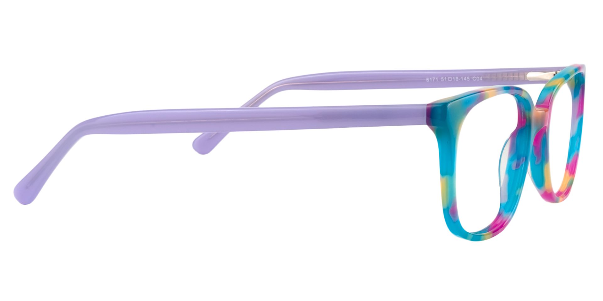 Rectangle Blue Glasses | ZEELOOL UK4