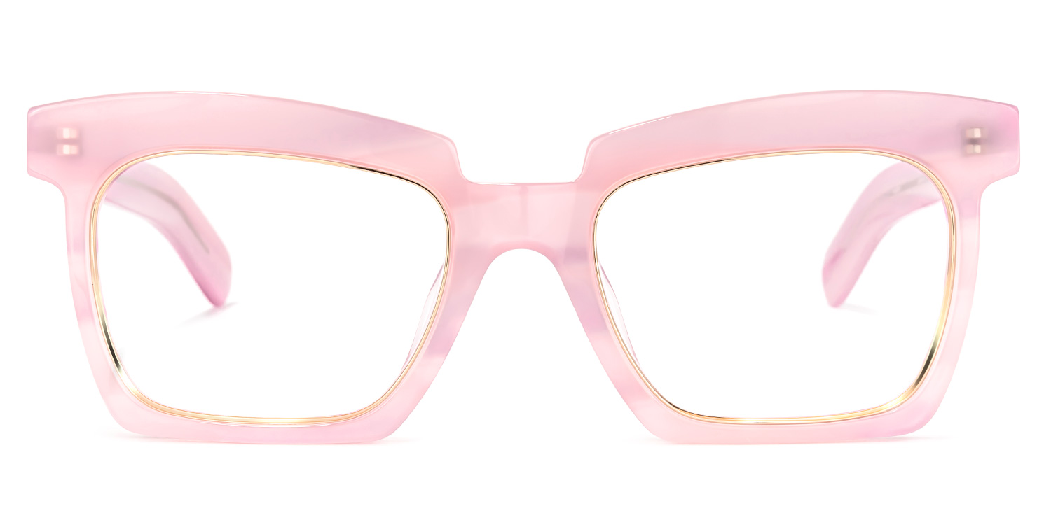 Corrales Square Pink Glasses | ZEELOOL UK0