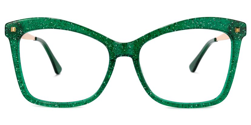 Isaebella Green Butterfly Glasses
