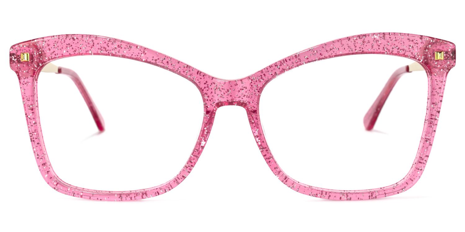 Isaebella Butterfly Bright-Pink Eyeglasses and Fantastic Frame0