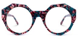 Bogar Geometric Floral Glasses0