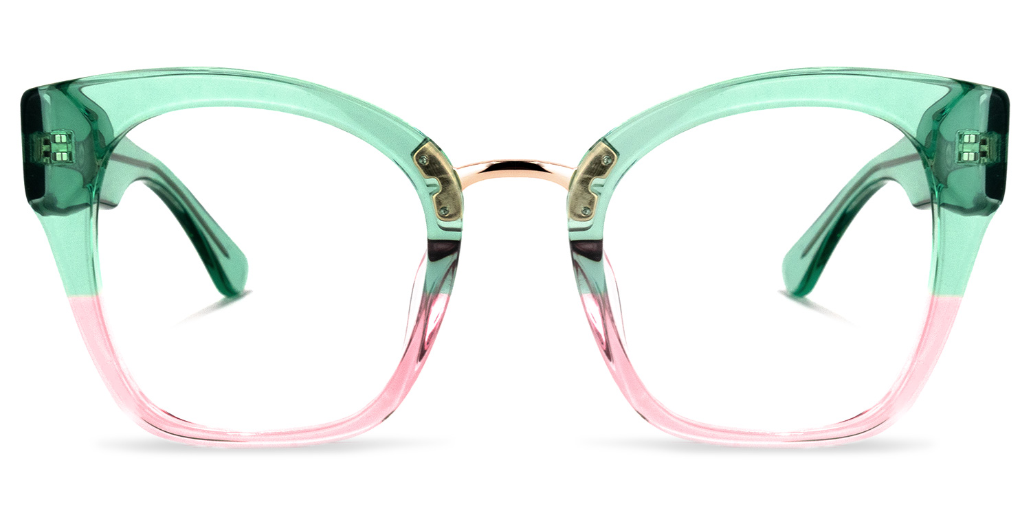 Denis Cat Eye Pink Glasses | ZEELOOL UK0