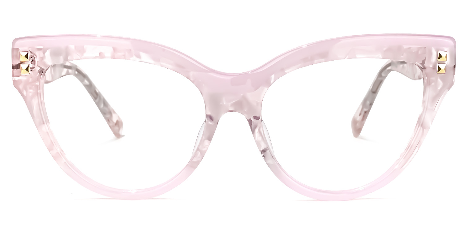 Cascata Cateye Pink Glasses | ZEELOOL UK0