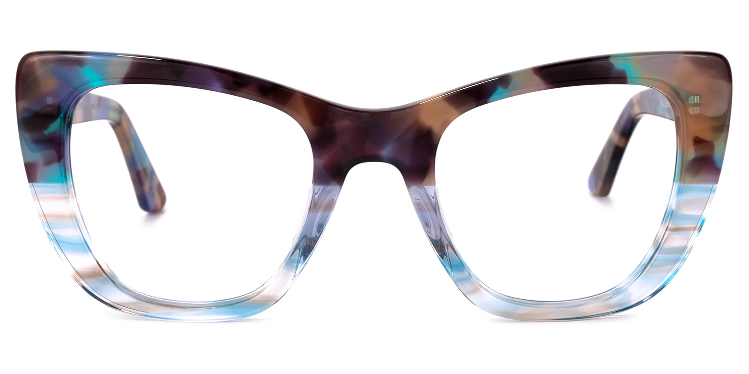 Lewis Cateye Multicolor Glasses | ZEELOOL UK0