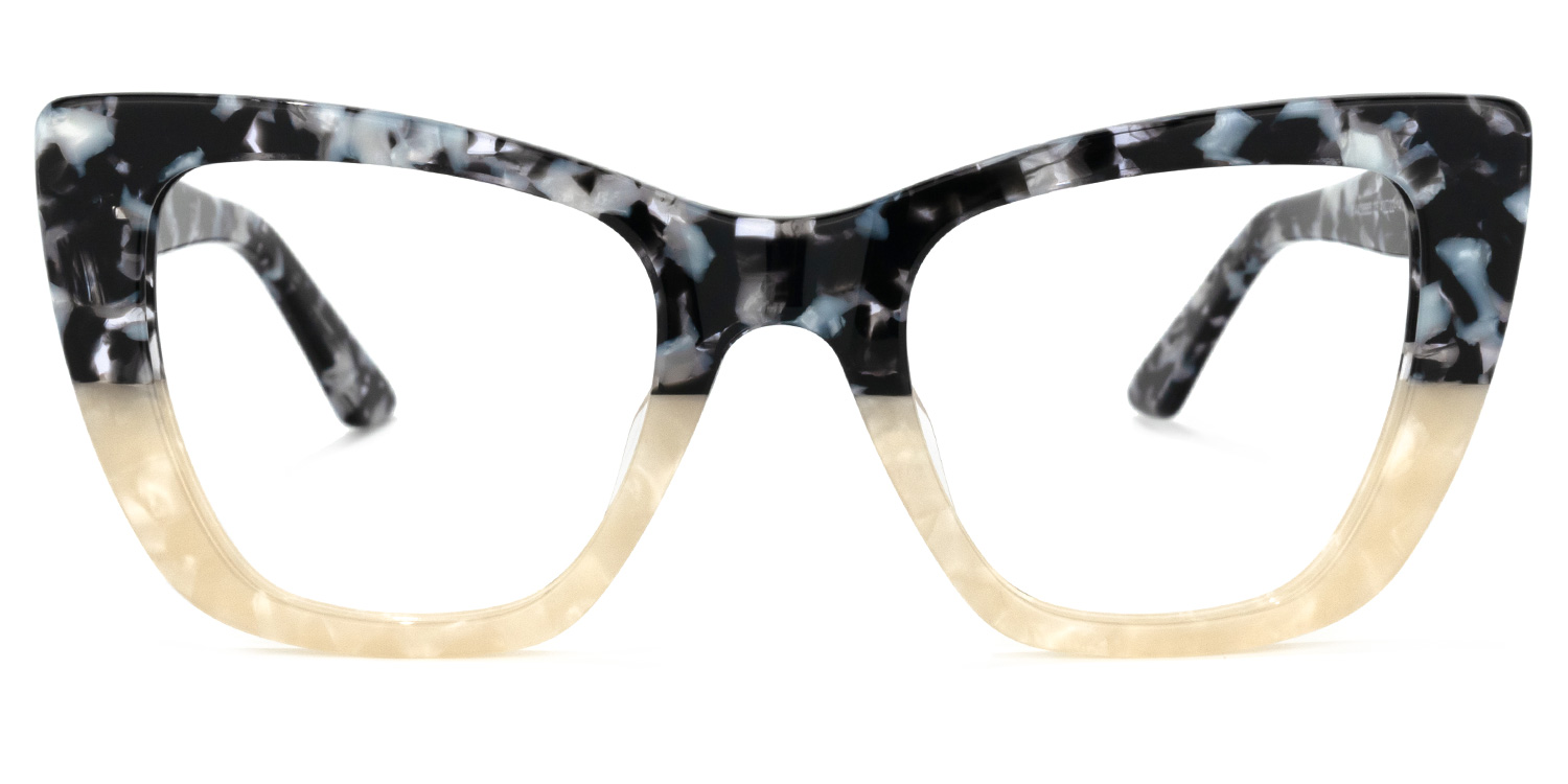 Lewis Cateye Marble Glasses | ZEELOOL UK0
