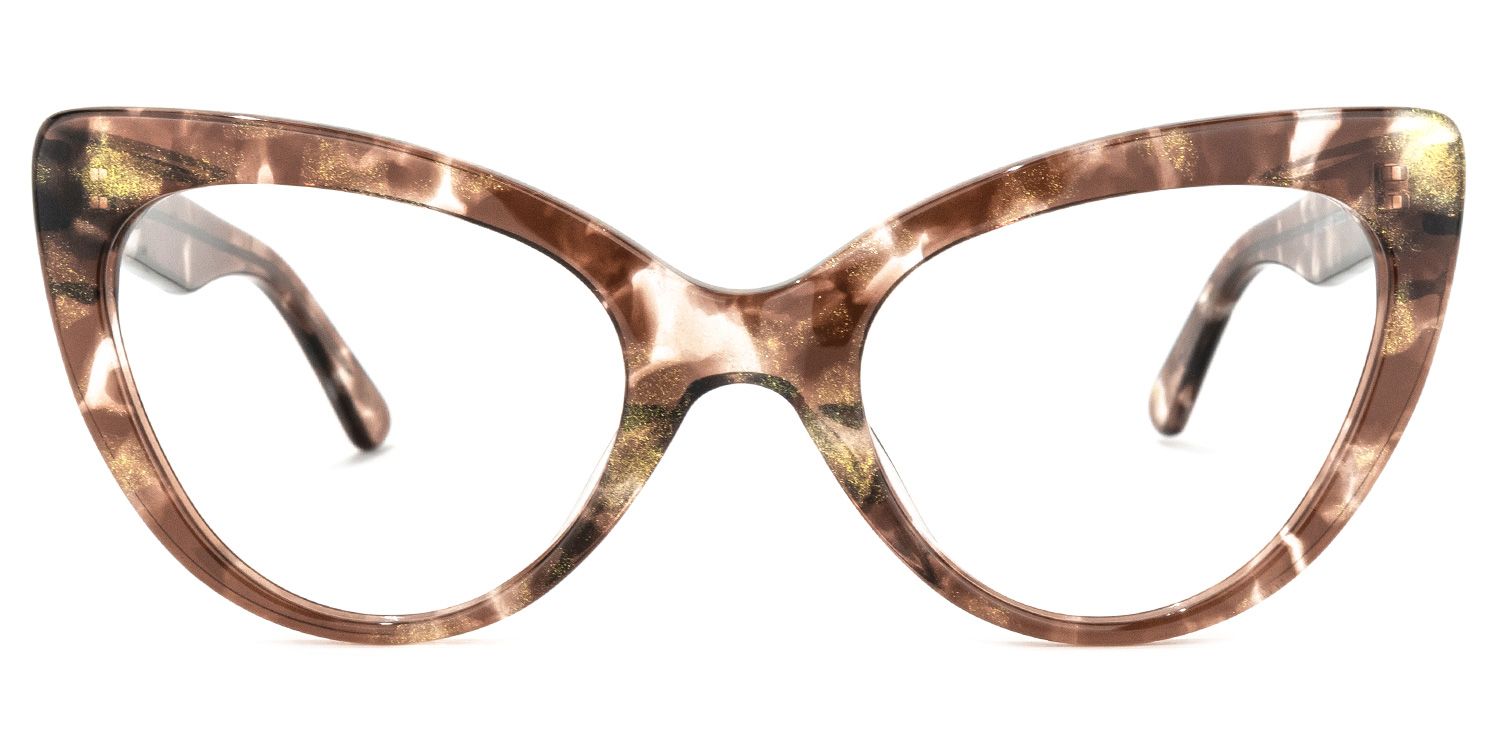 Stjules Cateye Brown Glasses | ZEELOOL UK0