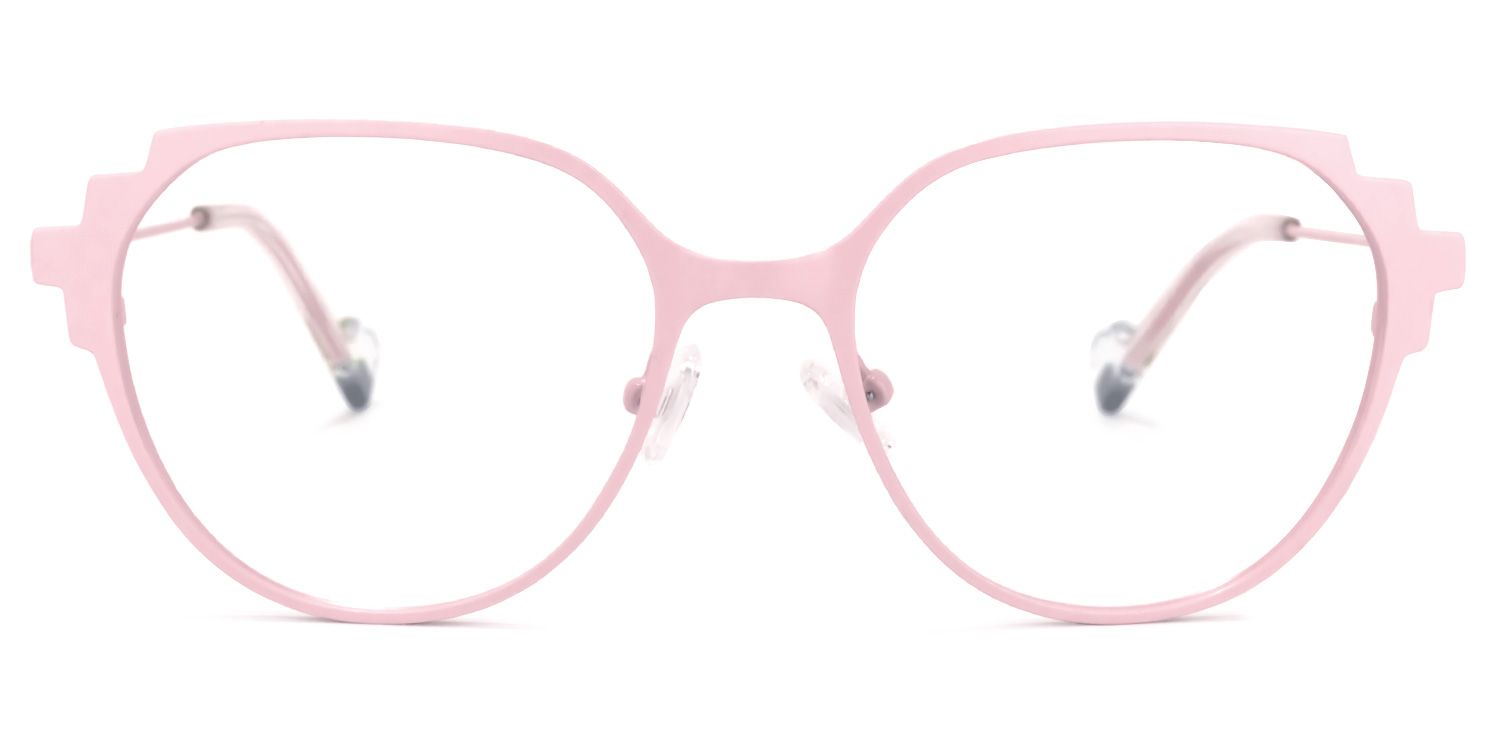 Lalita Geometric Pink Glasses | ZEELOOL UK0