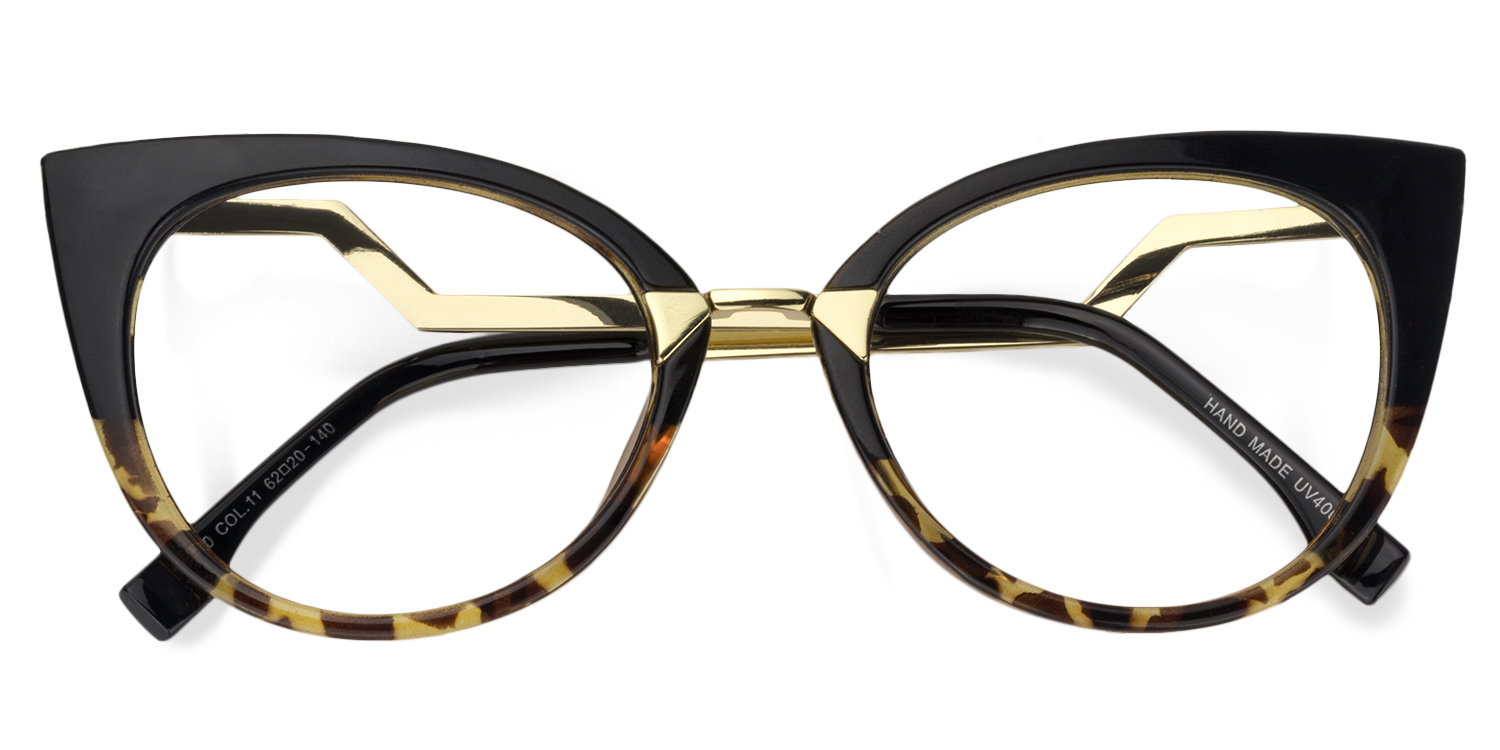 Cat Eye Tortoise Glasses | ZEELOOL UK1