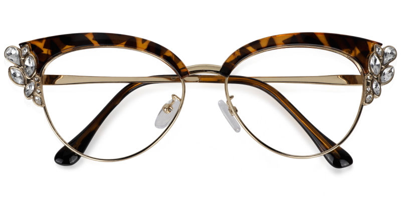 Hearn Cat Eye Tortoise Glasses | ZEELOOL UK2