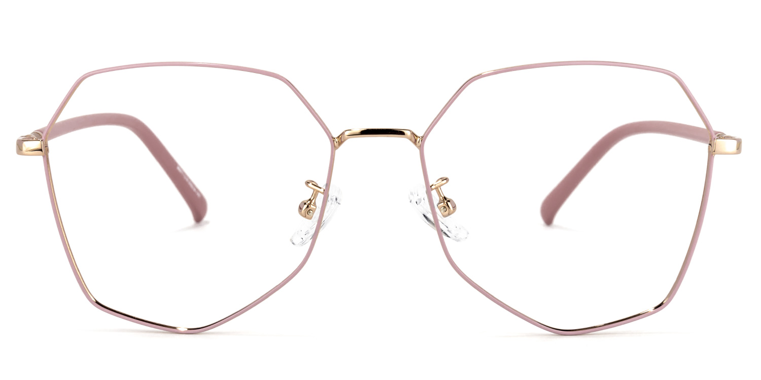 Bivins Geometric Pink Glasses2