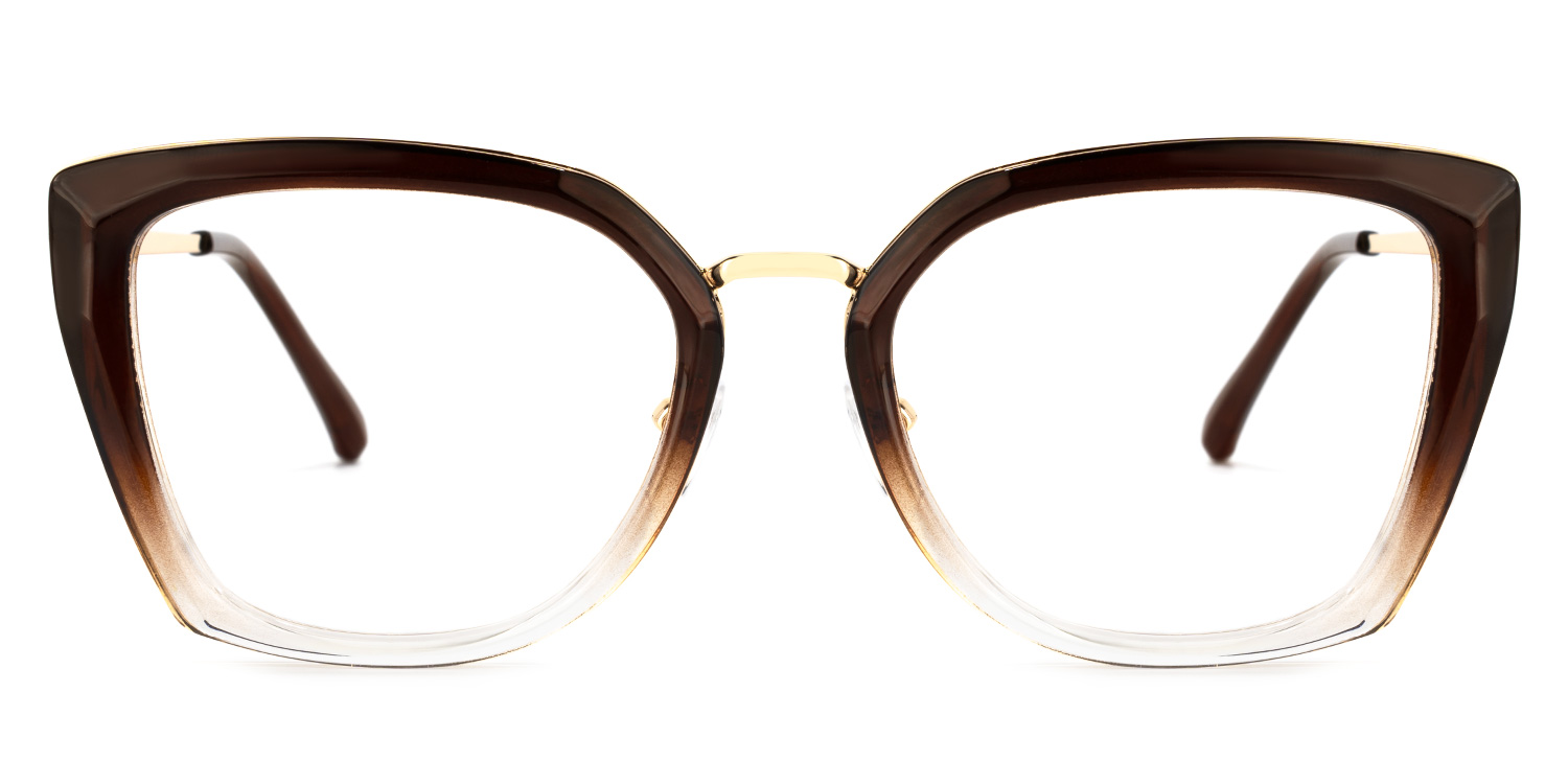 Matos Sqaure Brown Glasses0