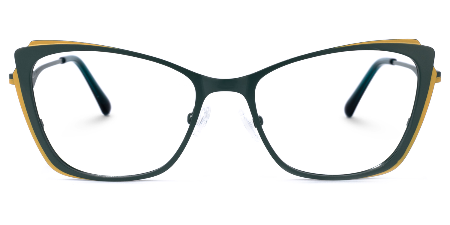 Divas Cateye Green Glasses | ZEELOOL UK0