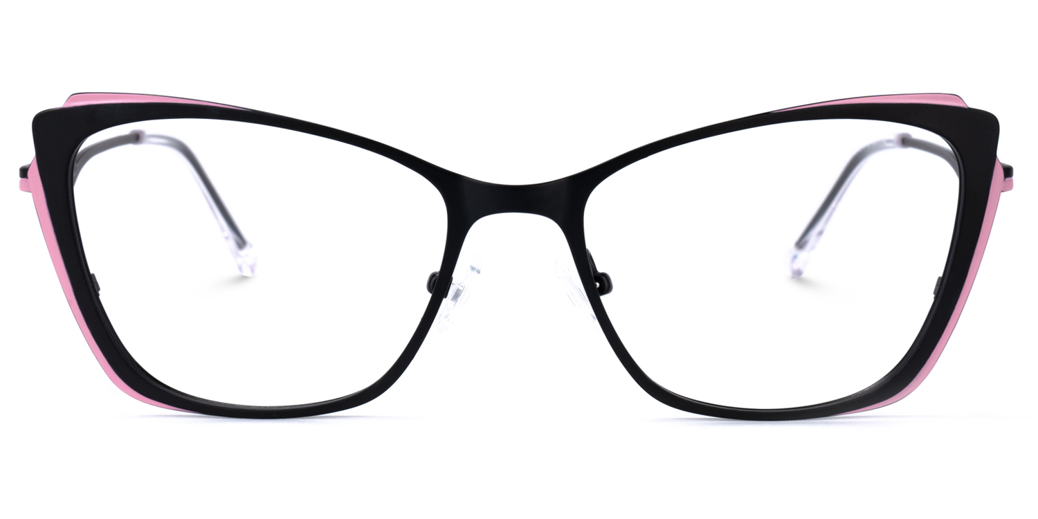 Divas Cateye Black Glasses | ZEELOOL UK0